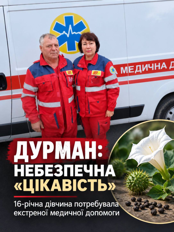 Небезпечний &laquo;експеримент&raquo; закінчився комою: бригада &laquo;103&raquo; врятувала дівчину-підлітка