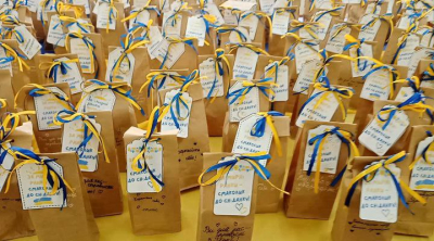 Маленькі покровчани підтримують Захисників