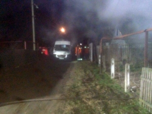 В первый день весны в Покрове сгорел нежилой дом