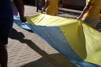 У ПОКРОВІ ВШАНУВАЛИ ДЕРЖАВНИЙ ПРАПОР УКРАЇНИ
