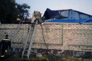 С нелегким паром. На Партизанской загорелась баня