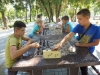 В парке прошел шахматный турнир среди школьников