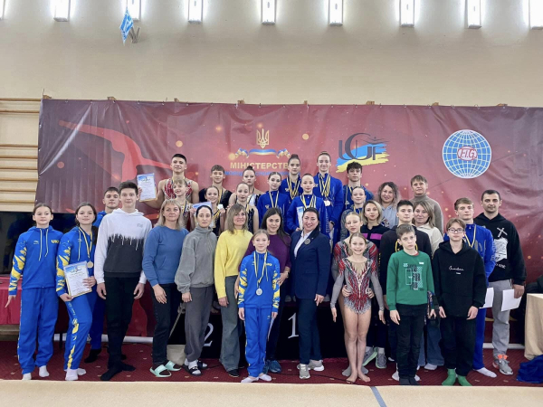 Покровчани &mdash; призери Чемпіонату України зі спортивної акробатики